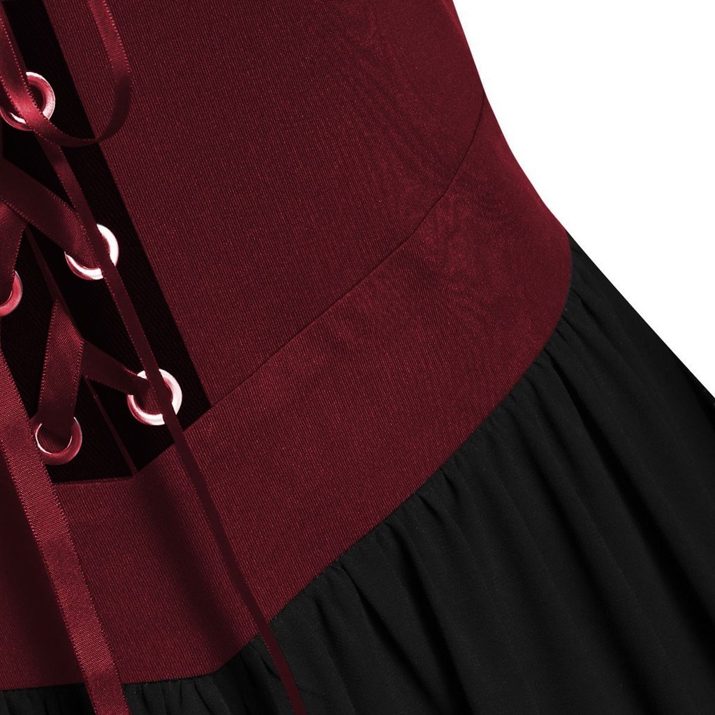 New Halloween Witch Black Strap Strap Dress Role Playing Dress
