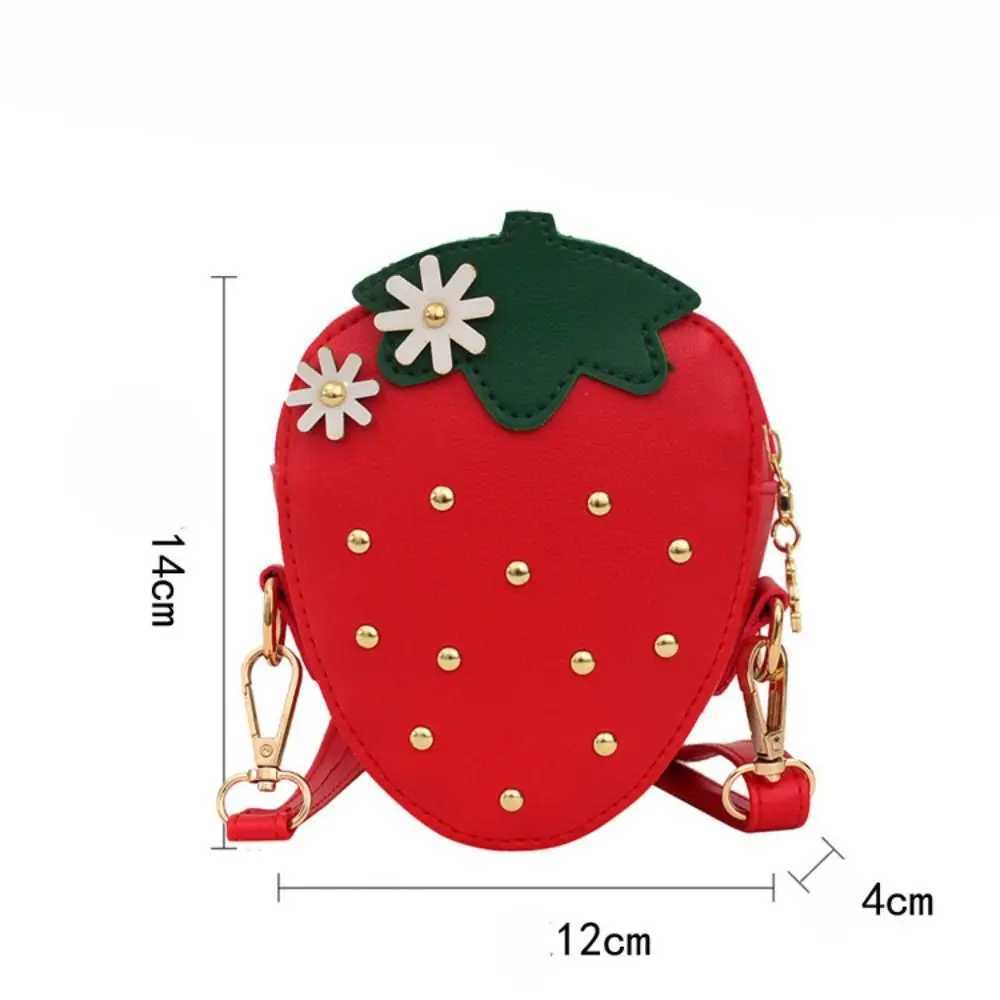 Mini Purse Cute Strawberry Purse Toddler Kids Wallet Shoulder Bag Crossbody Bags for Little Girls LX241104