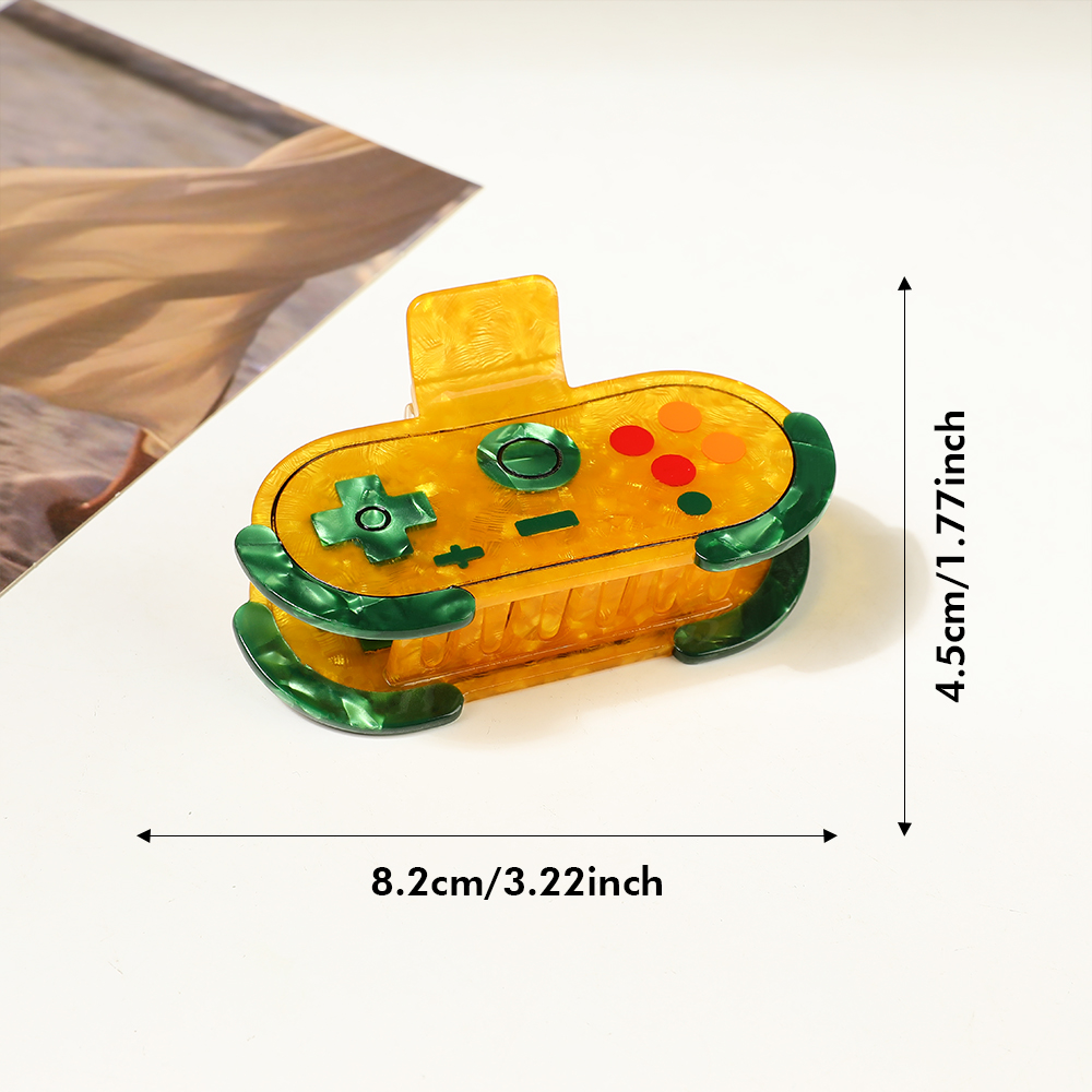 Hair accessories new game handle shark acetate scratch clip large hairpin back of the head plate hair shark clip hair grip