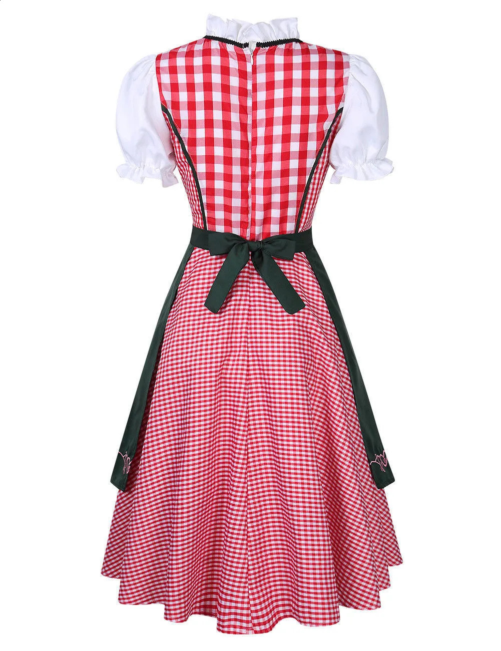 Bavarian Lady National Plaid Dirndl Beer Festival costumes Beer Festival club costumes Role playing Carnival Halloween fancy party dresses 240927