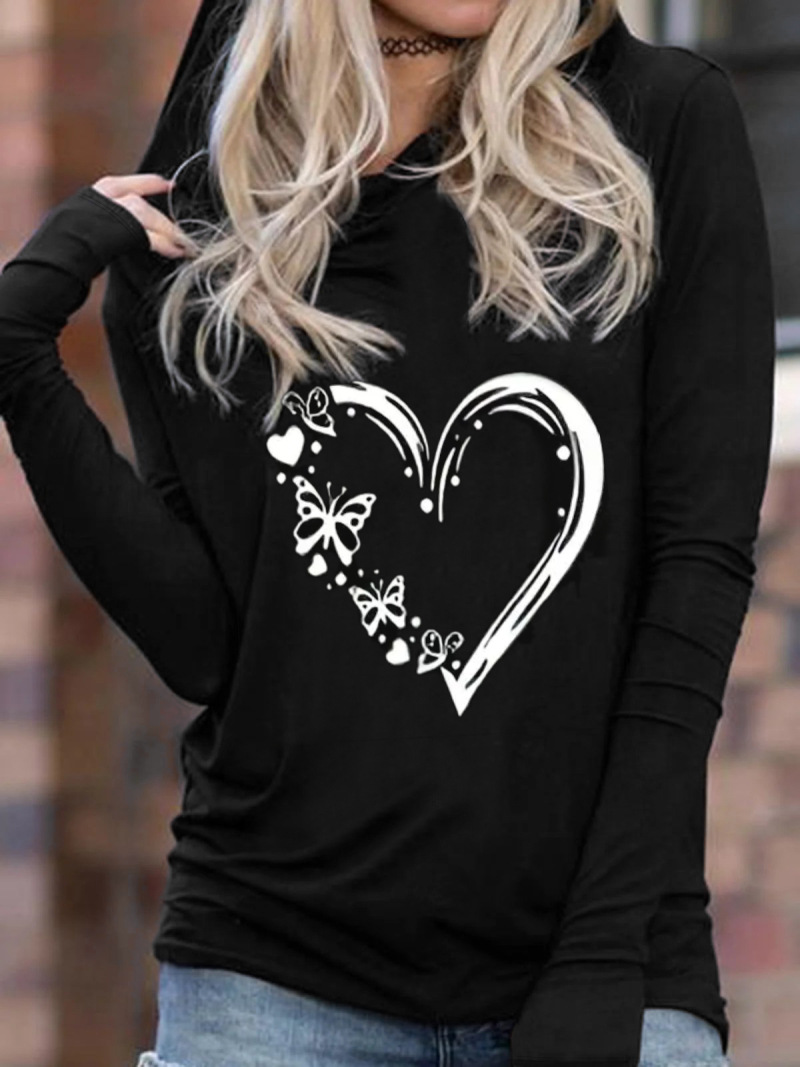 Personalized Long Sleeve Sweatshirt: Custom Comfort for Modern Women dh910320090