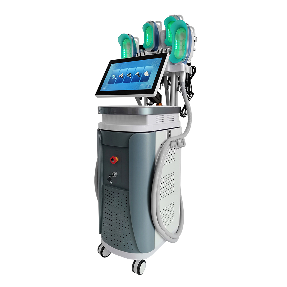 CE Certified 9 IN 1 360 Cryo Slimming Machine Vacuum + Cavitation + RF + Cryolipolysis Body Sculpting Skin Tightening Non-Invasive Weight Loss Ma