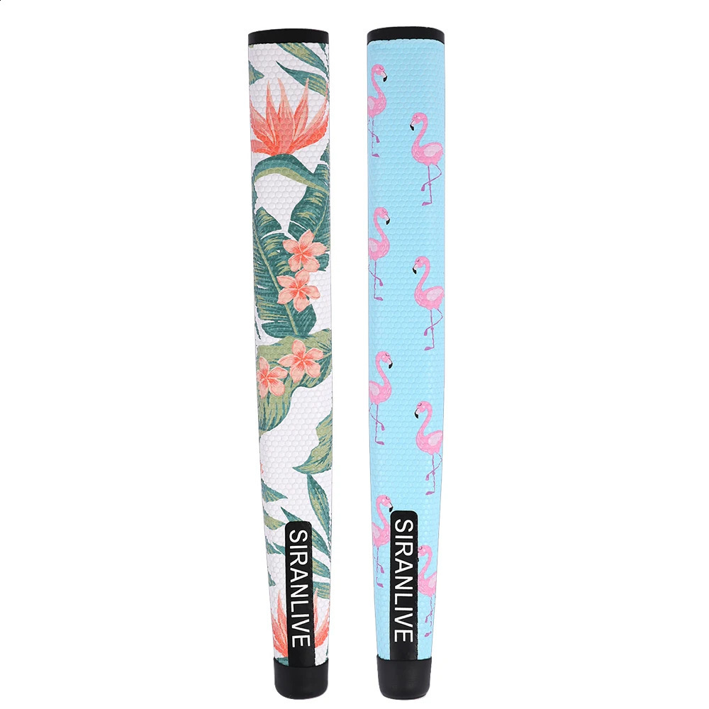 SIRANLIVE Golf Putter Grip PU Leather Printing Comfortable Lightweight Putter Grips 240923