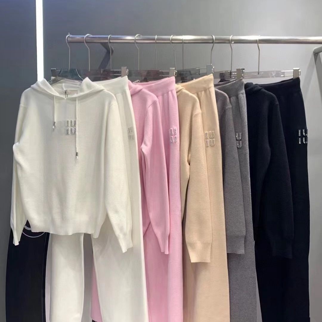 Designer Women Hoodie Tracksuits Two Pieces Pants Set High Quality 2 piece set womens pullover Tracksuit Hoodies clothing Hooded long sleeve casual Set Sporty Pants