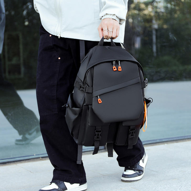New Large Capacity Men's Designer For Middle School Students Casual And Fashionable Multi-functional Workwear Travel Bag Business Computer Backpa