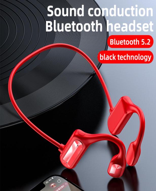 Bone Conduction Concept Bluetooth Headset Wireless Earphones Waterproof Sport headphones High Fidelity Stereo Sound Earbuds4600694
