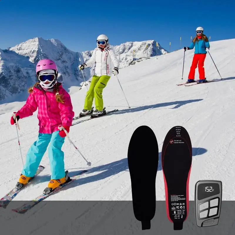 Winter outdoor electric heating pad foot heater 3500mAh charging remote control 3-speed temperature adjustment heater 240925