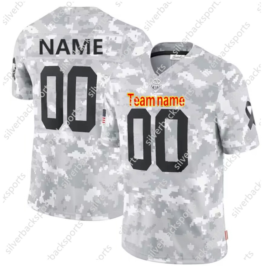 Men/Women/Youth Arctic Camo 2024 Salute to Service Football Jerseys 34 Walter Payton 15 Rome Odunze 85 Cole Kmet 24 Khalil Herbert 2 DJ Moore Caleb Wi