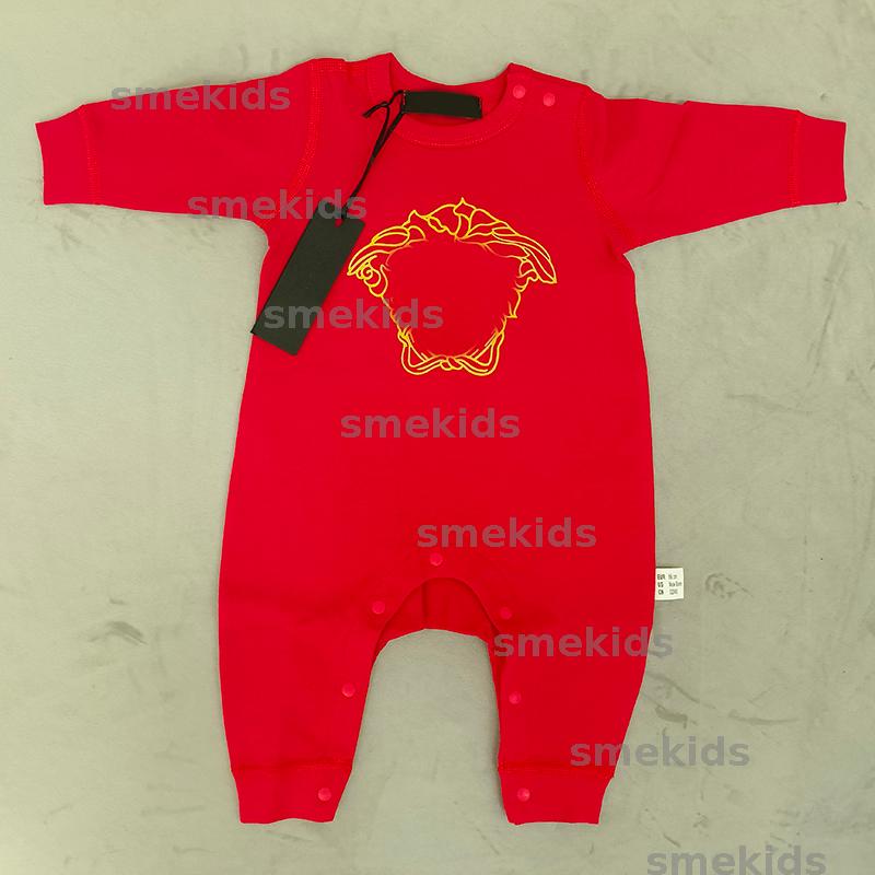 Designer Grenouillère Nouveau-né Fille Garçon Body Manches Longues Coton Combinaison Vêtements Bébé Enfant CSG2404118-6