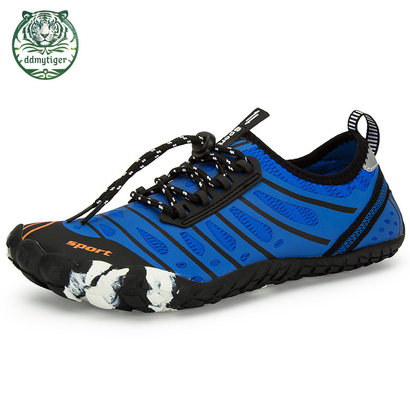 ddmytiger Five Finger Lightweight Swimming Outdoor Sports Creek Tracing Large Size Anti slip Water wading Breathable Diving Beach Shoes A ddmythur