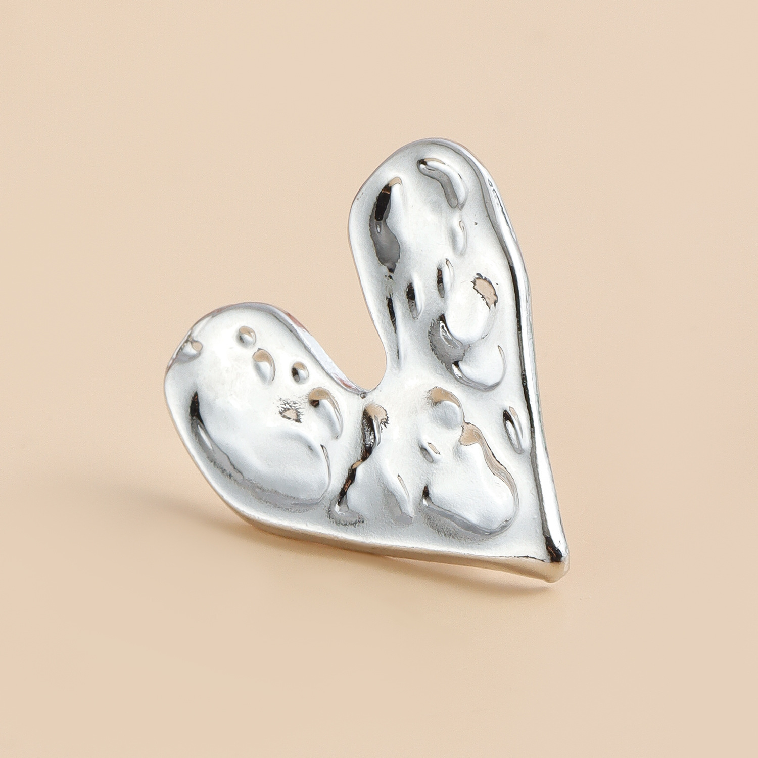 Ins Hot Vintage Lava Heart Geometric Earrings for Fashionable Look Stainless Steel Gold Plated Silver Color Stud Earrings Y2K Jewelry 2025 Trending Pa