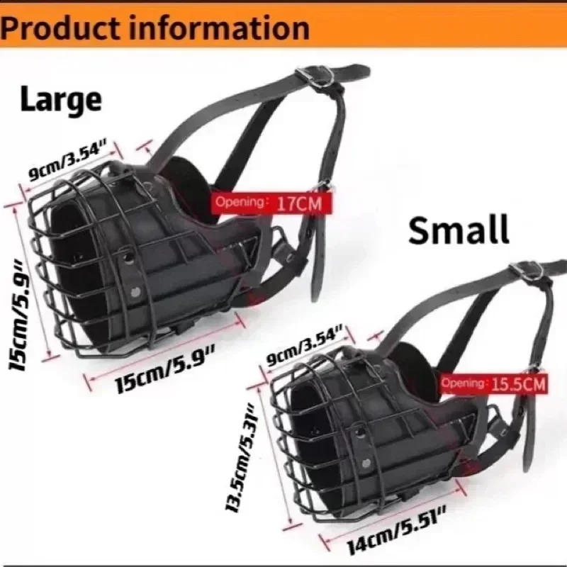 Anti bite dog training for German Shepherd Doberman and Rottweiler sniffer dogs mouth cage mask dog tactical impact metal mouth 240923