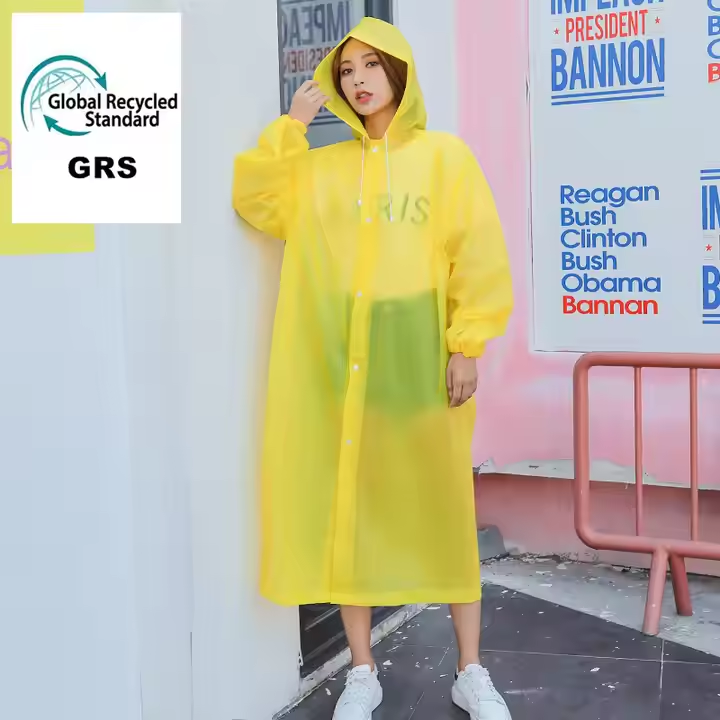 Water Resistant Adult Rain Suit with Hood Durable Weather Protection