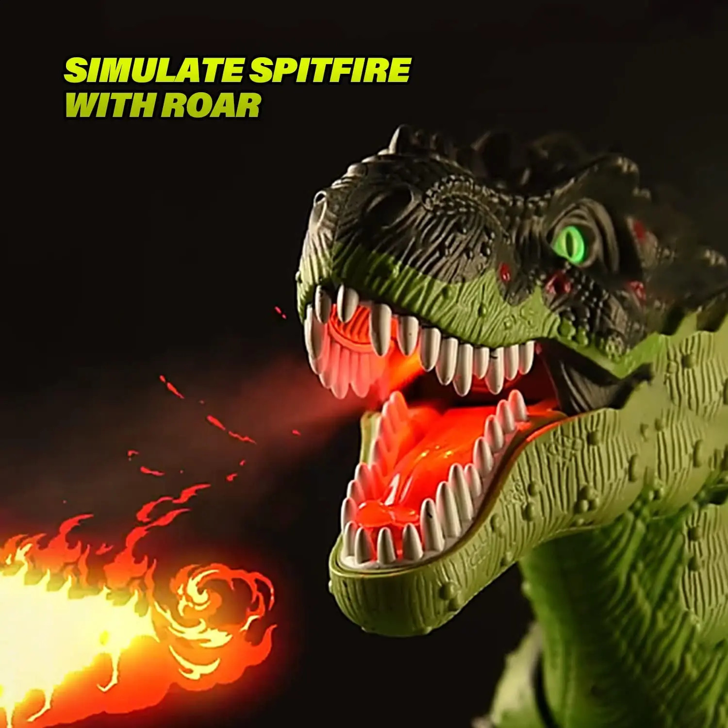 Remote Control Dinosaur Toys for Kids 3-5 5-7 8-12 RC Walking Robot T-Rex Simulated Flame Spray Eggs Laying Light Roaring 240920