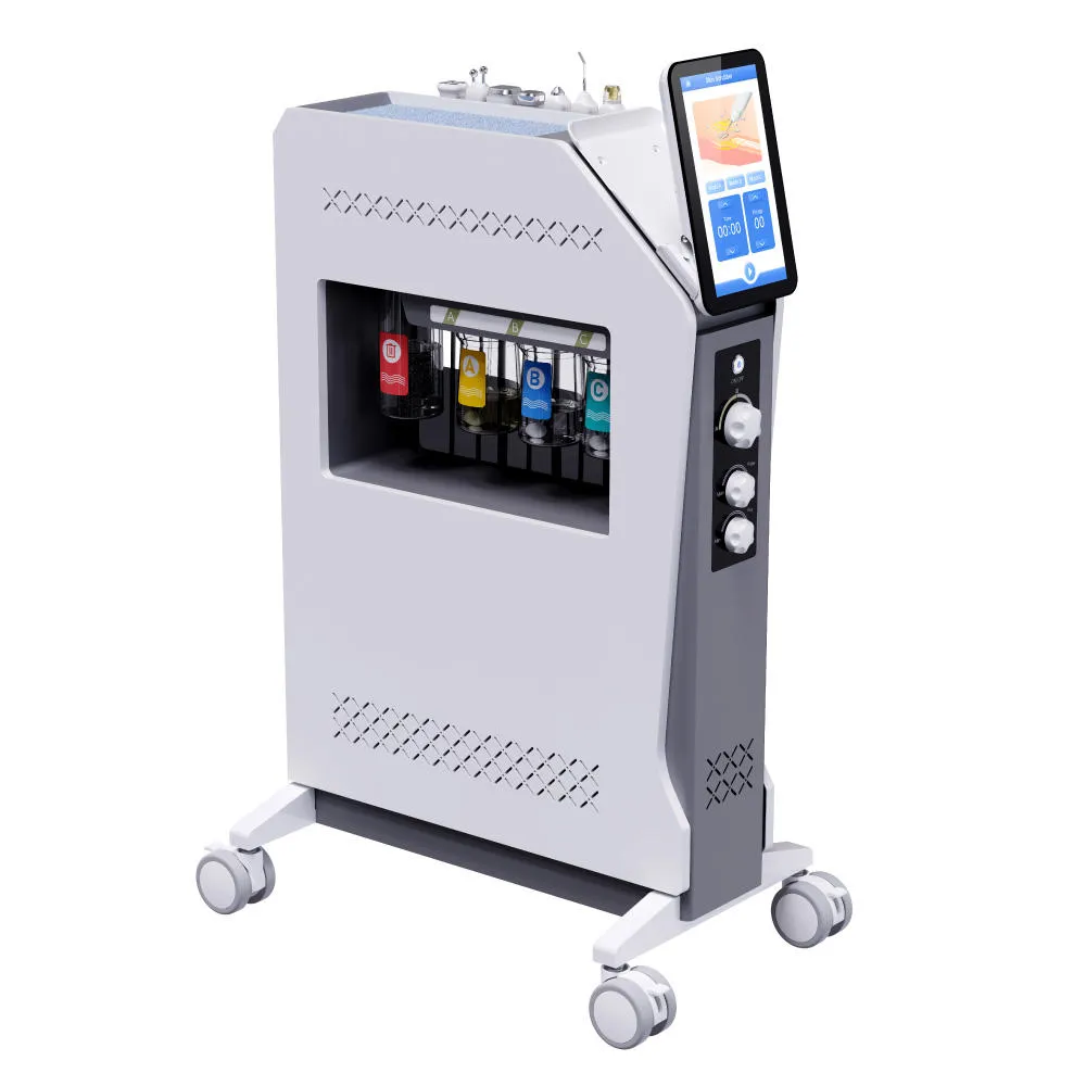 Water Oxygen Aqua Jet Peel Microdermabrasion Skin Peeling Oxygen Facials Deep Cleansing 8 in 1 Hydra Aes Machine Price