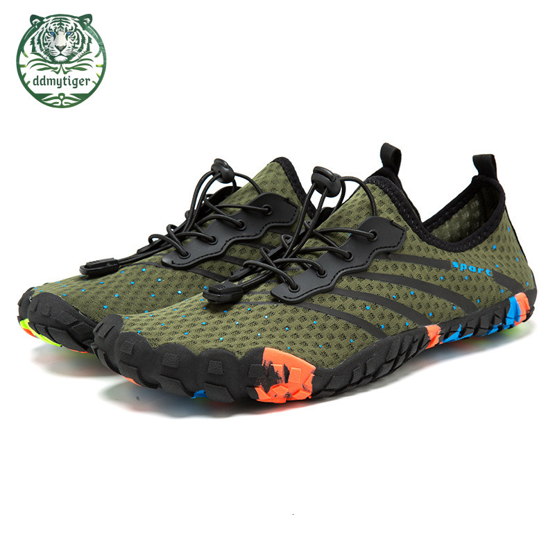 ddmytiger Couple sports outdoor hiking anti slip water shoes, five finger swimming and diving beach shoes A ddmythur
