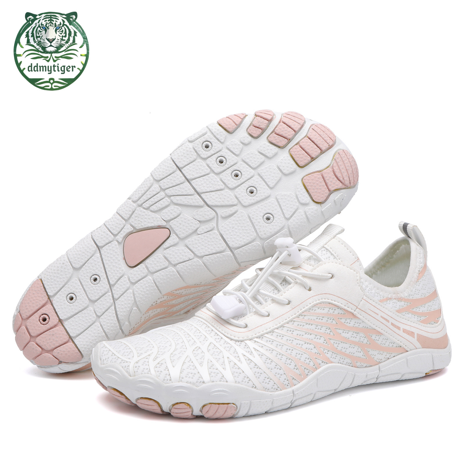 ddmytiger New hiking and river tracing amphibious lightweight swimming, large size anti slip water shoes, quick drying diving beach shoes A ddmythur