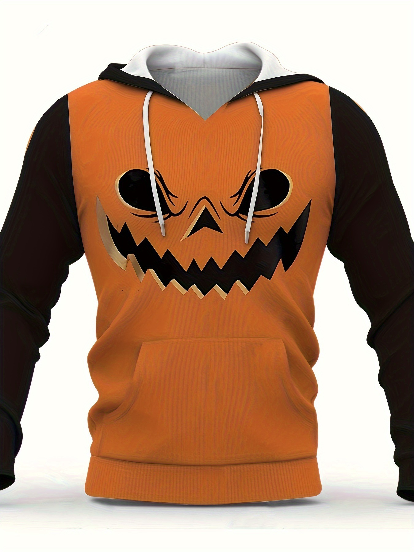 2024 Men's Casual 3D Pumpkin Printed Hoodie, Spring & Autumn Sweatshirt dh910320090