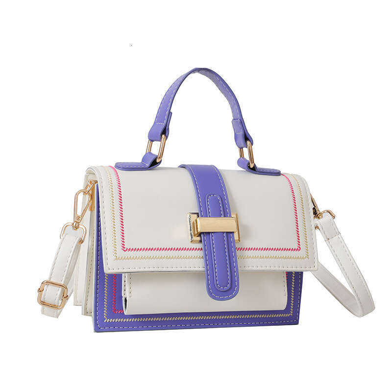 2024 High-end Western Bag for Women New Trendy Fashion Casual Shoulder Crossbody Korean Style Color Matching Small e23a