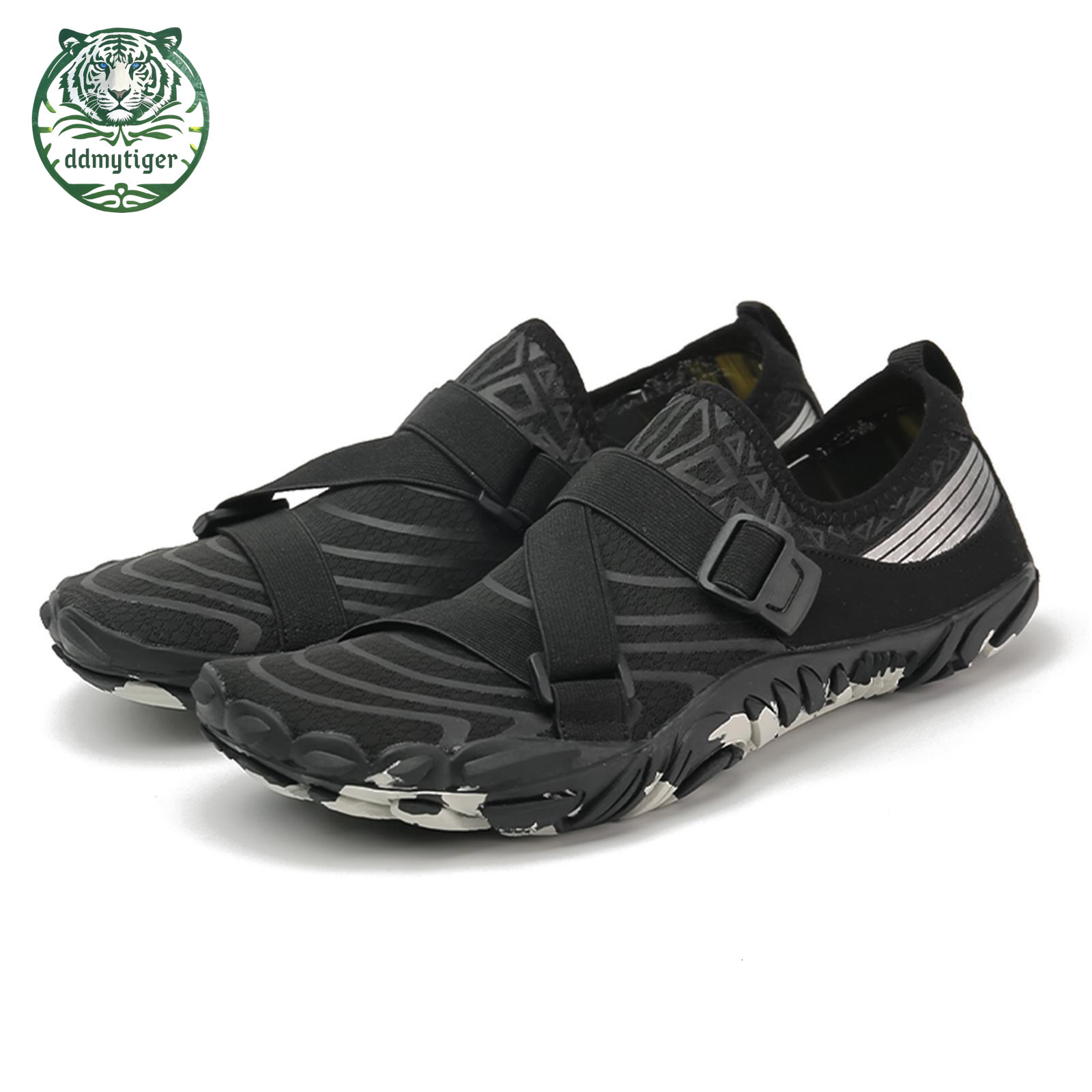 ddmytiger new couple hiking beach fitness outdoor five finger swimming shoes, anti slip water shoes A ddmythur