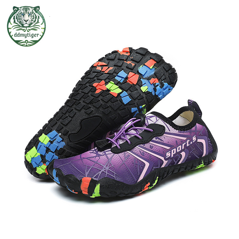 ddmytiger Couple Sports Creek Tracing Outdoor Large Size Wading Five Finger Swimming Quick Drying Diving Beach Shoes A ddmythur
