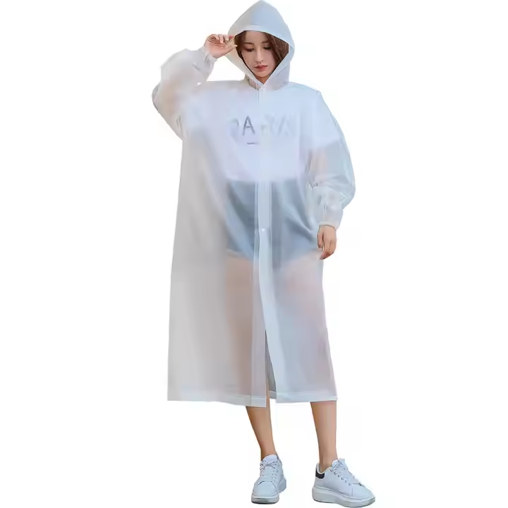 Water Resistant Adult Rain Suit with Hood Durable Weather Protection