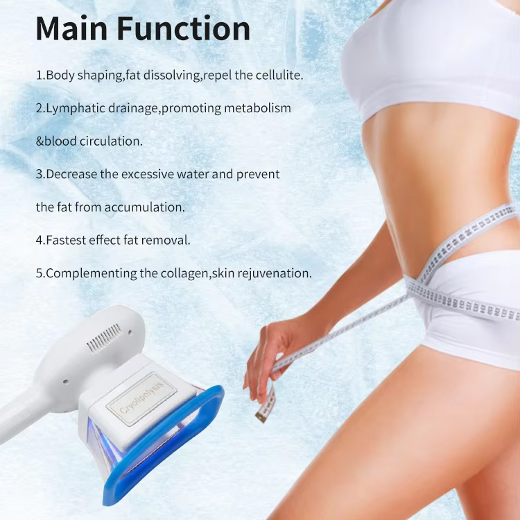 New New Model 360 Cryo Body Slimming Cryo Lipolysis Fat Freezing Cellulite Reduction Double Chin Removal Machine Pain-Free Cryolipolysis Body Sli