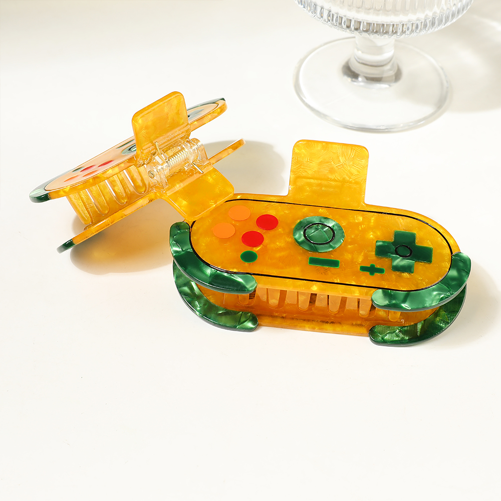 Hair accessories new game handle shark acetate scratch clip large hairpin back of the head plate hair shark clip hair grip