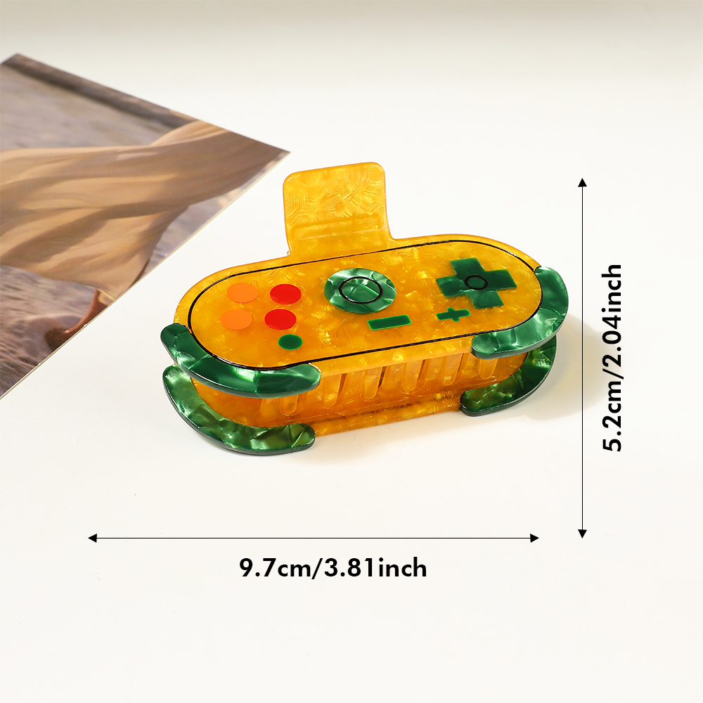 Hair accessories new game handle shark acetate scratch clip large hairpin back of the head plate hair shark clip hair grip