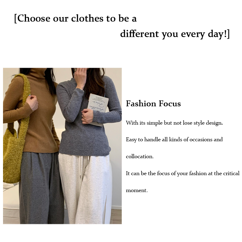 100% All Wool Seamless Knit Pit Stripe Turtleneck Sweater Shell Button Decoration Loose Casual Basic Autumn & Winter High Quality Inner Sweater