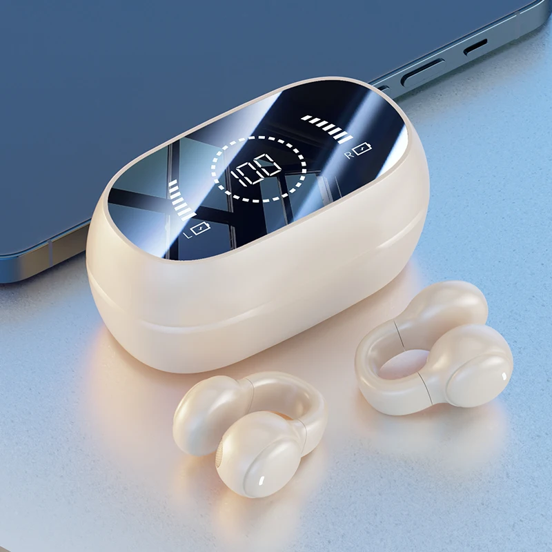 New M47 Wireless Earphones Sports Game Mini Dual Stereo In-Ear Universal Earbuds Non-in-ear Clip-on Earphones For Android