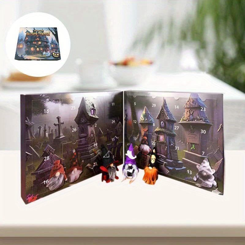 2024 Halloween Gnome Advent Calendar Halloween Advent Calendar Countdown Calendar Advent Calendar Decoration for Adults Kids Holiday Christmas Gifts p