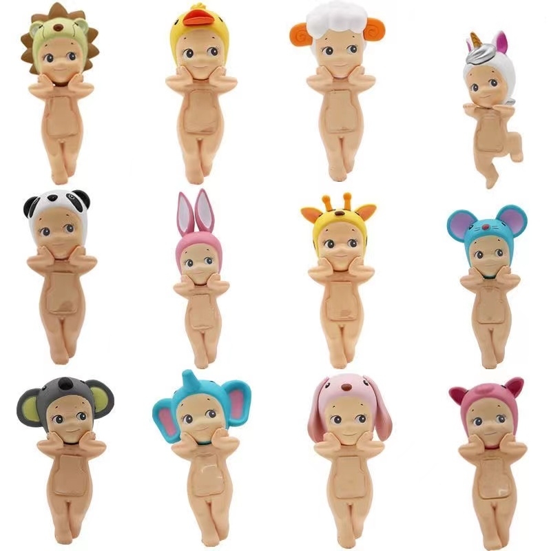 Sonny Angel Dolls series Kawai Hippy cartoon surprise pack Mystery children's Random toys