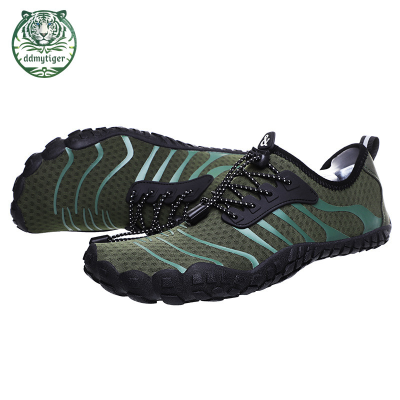 ddmytiger Outdoor sports, hiking wading five finger swimming beach fishing shoes, men's shoes A ddmythur