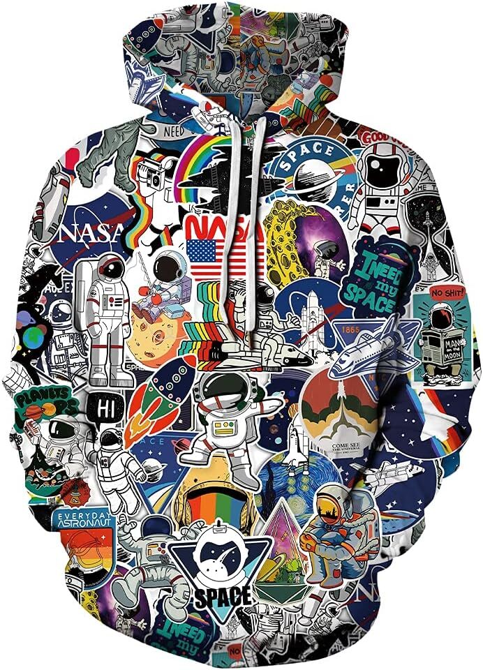 Hoodie for Mens Womens Unisex 3D Novelty Hoodies Graphic Print Hoodies Pullover Sweatshirt Pockets Graphic Hoodies sweatshirt Warm