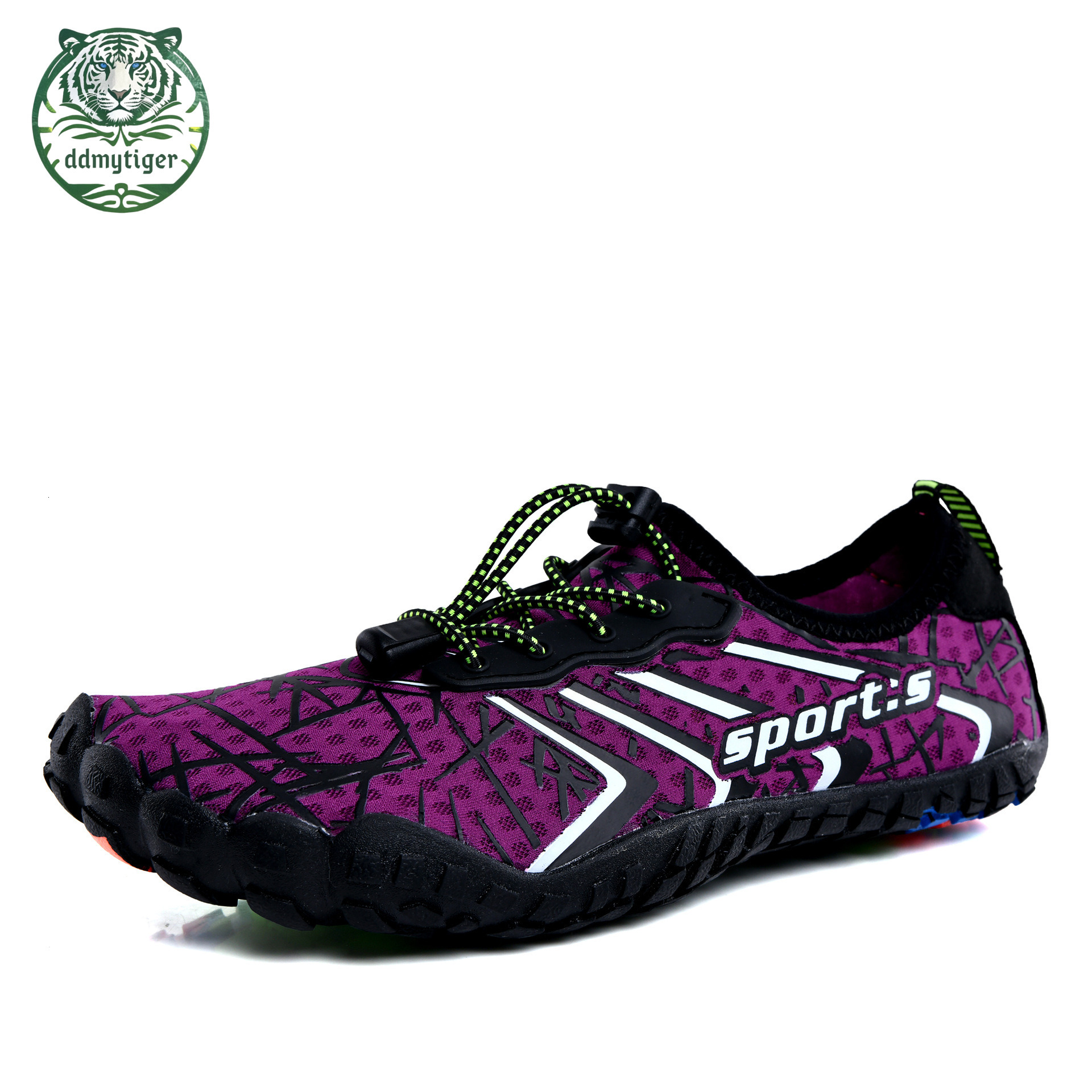 ddmytiger Outdoor anti slip water five finger swimming quick drying diving beach shoes, couple sports, river tracing shoes A ddmythur