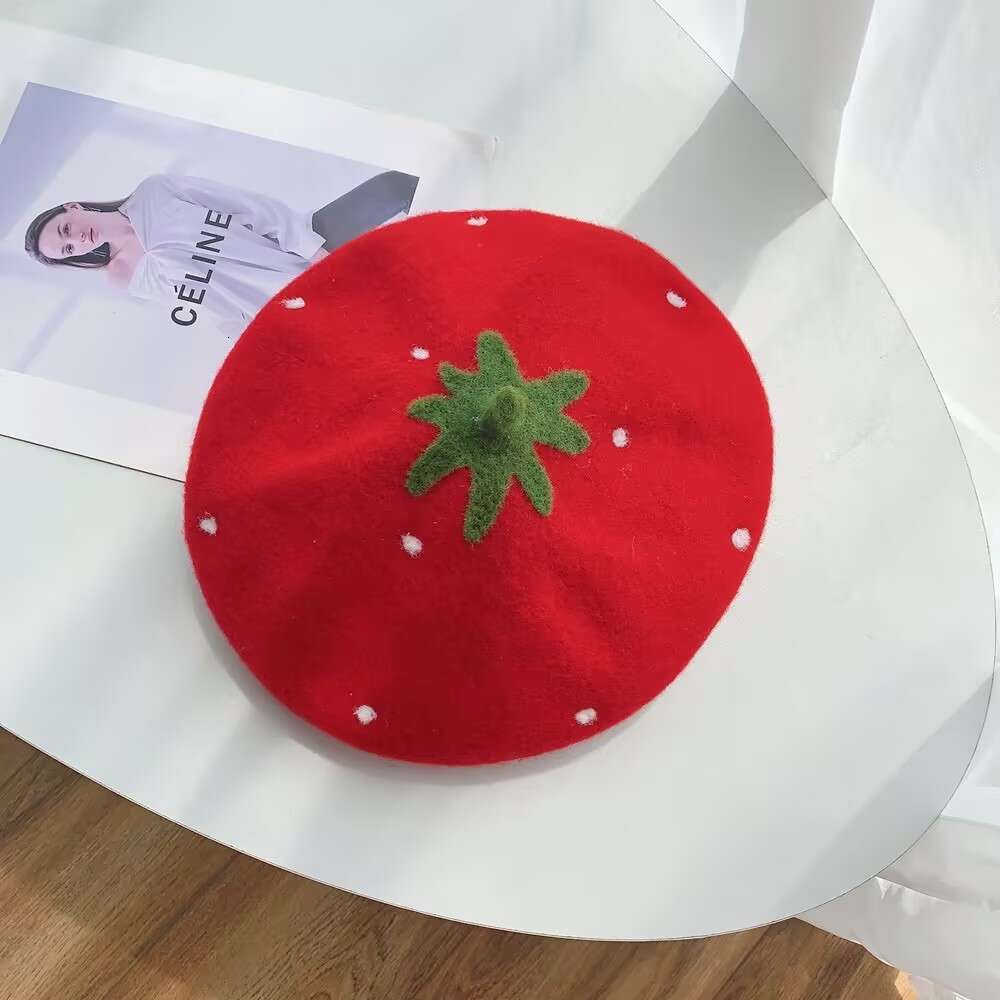 New Arrival Women's Fashionable Artist Painter Style Beret Cap Inspired French Women Outdoor Parties Cute Winter Wool Beach