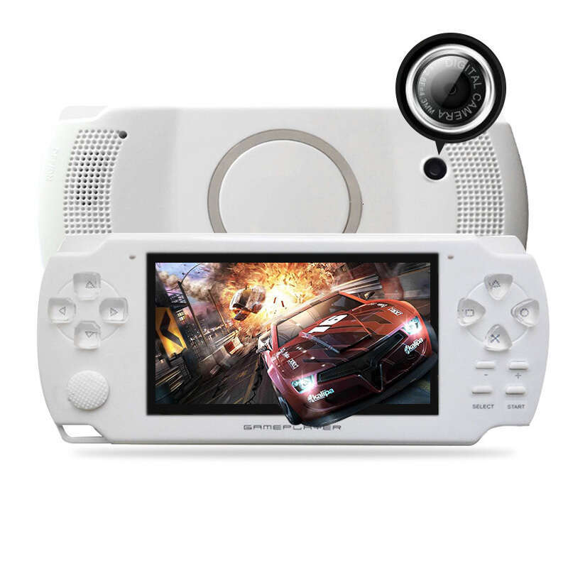 in stock Built-in 5000 games, 8GB 4.3 Inch PMP Handheld MP3 MP4 MP5 Player Video FM Camera Portable Game Console 035
