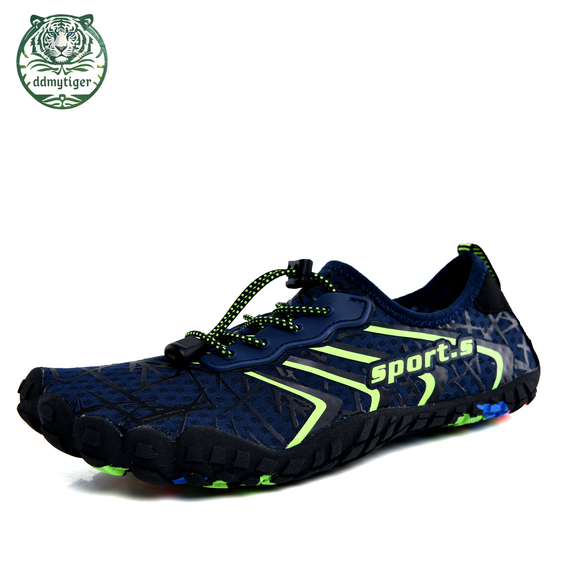 ddmytiger Outdoor anti slip water five finger swimming quick drying diving beach shoes, couple sports, river tracing shoes A ddmythur