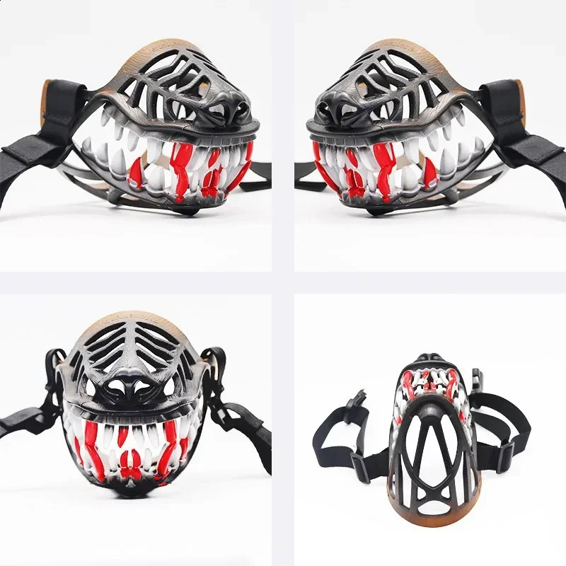 Halloween costume zombie dog mask waterproof Muzzle scary dog safety Muzzle bulldog ghost puppy Muzzle creepy dog Muzzle 240923