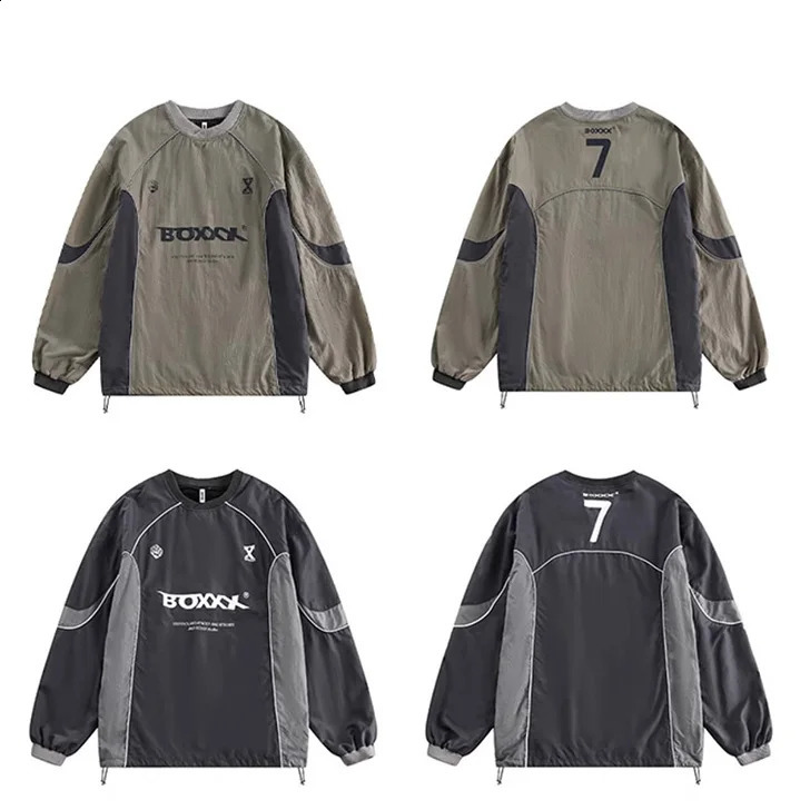 American retro Y2k hip-hop oversized reflective strip sports zipper hoodie womens dance outdoor sports sweater casual training T-shirt 240927