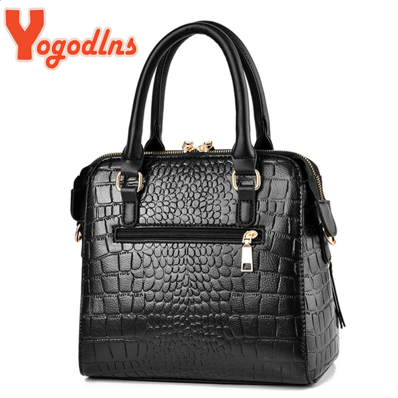 Yogodlns Pattern Handbag Women Winter PU Leather Tassel Shoulder Bag s Handle Bag Lady Purse 250207