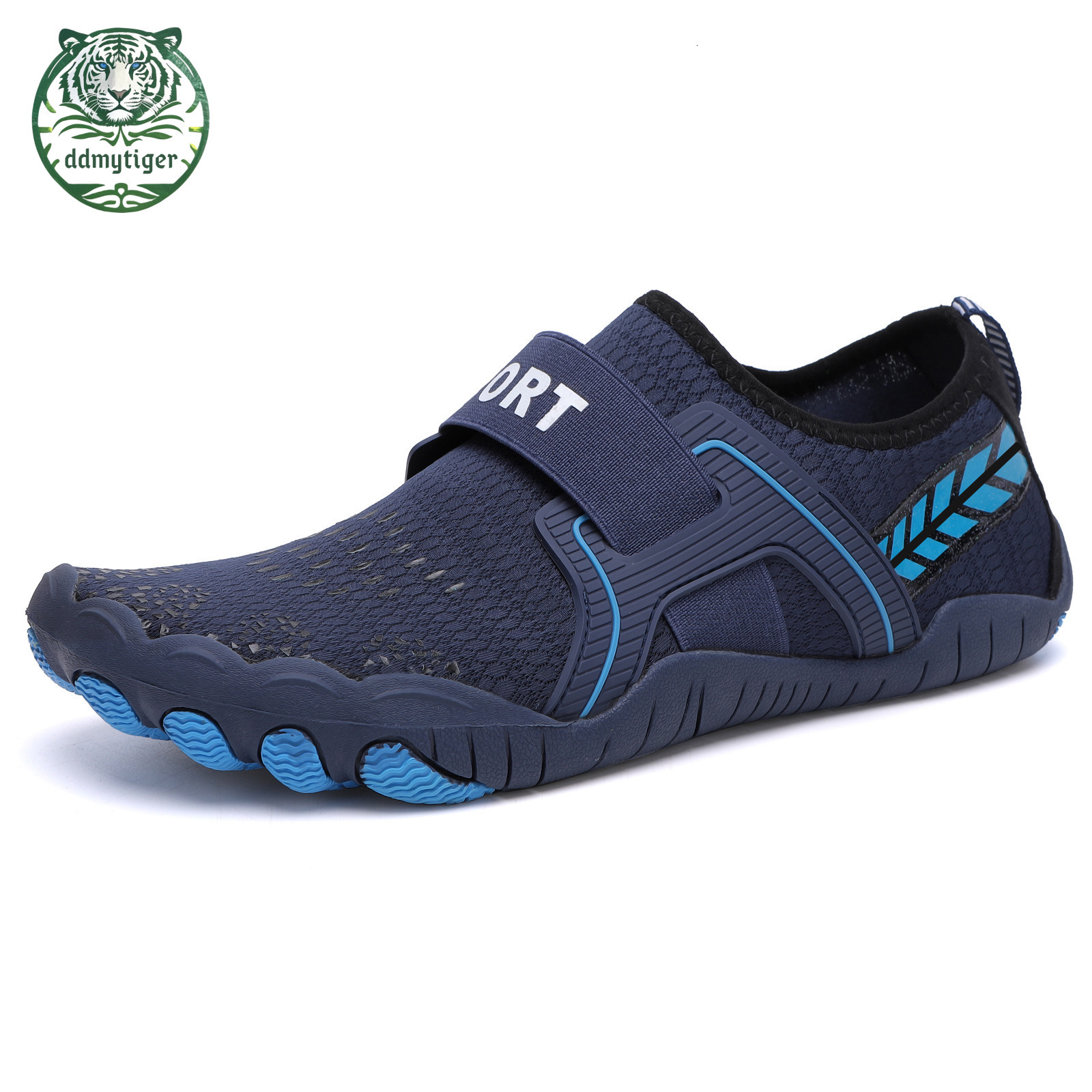 ddmytiger New outdoor cutting and river tracing men's quick interference water lightweight swimming shoes, couple's soft soled anti slip bea
