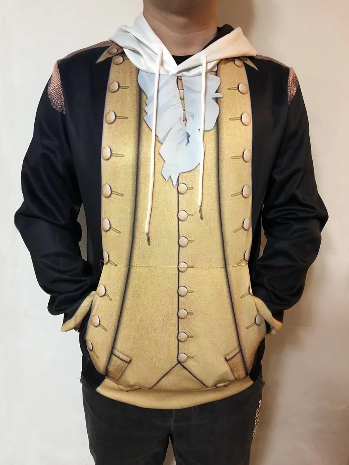 Hoodie for Mens Womens Adult Historical Hoodie Halloween Cosplay Costume 3D Pullover Sweatshirt Graphic Hoodies sweatshirt