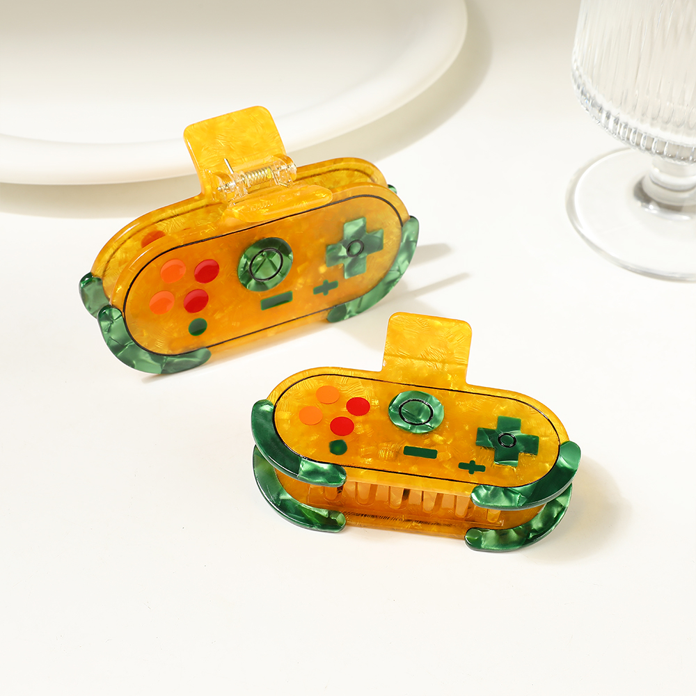 Hair accessories new game handle shark acetate scratch clip large hairpin back of the head plate hair shark clip hair grip