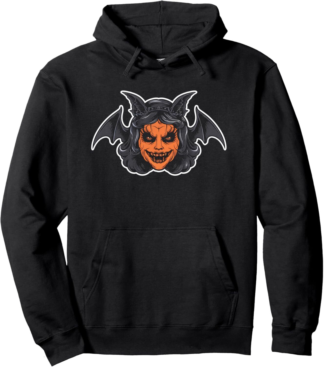 Hoodie for Mens Womens Halloween Vampire Pumpkin Head Costume Party Scary Spooky Pullover Hoodie Graphic Hoodies sweatshirt Pullover Long Sleeve
