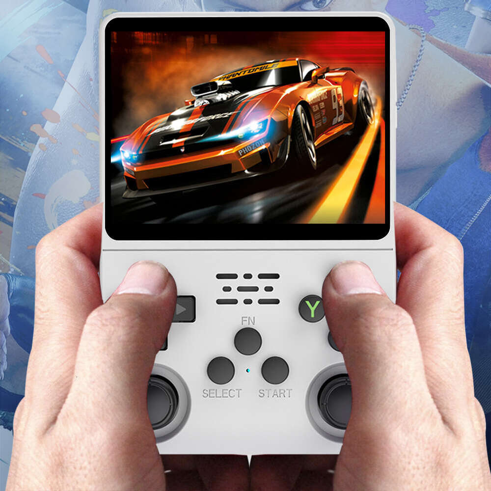 R36S Retro Handheld Game Console 64/128GB 3.5 Inch IPS Screen 10000 Classic Video Games Player / EVA Hard Carry Case
