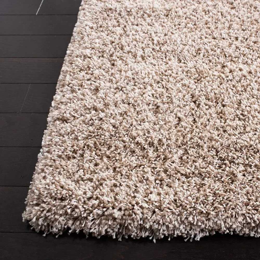 SAFAVIEH California Shag Collection Area Rug -53 x 76 beige non peeled and easy to care for 2-inch thick perfect for high traffic X240928