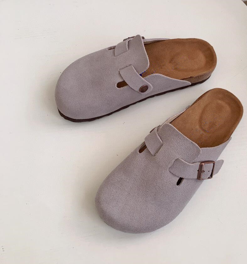 Anti-Slip Leather Scuff Sliders by Boston 2024 - Perfect Beach Footwear for Him & Her | Stylish Everyday Sneakers