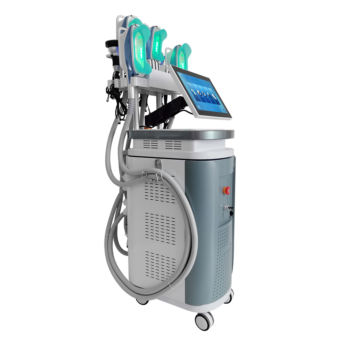 CE Certified 9 IN 1 360 Cryo Slimming Machine Vacuum + Cavitation + RF + Cryolipolysis Body Sculpting Skin Tightening Non-Invasive Weight Loss Ma